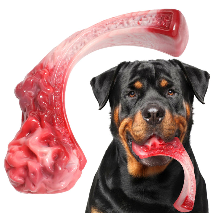 LILEEE Dog Chew Toys for Aggressive Chewers Indestructible Dog Toy for Large BreedDog Nylon Toys for Medium Sized Dogs to Keep Their Teeth Shiny