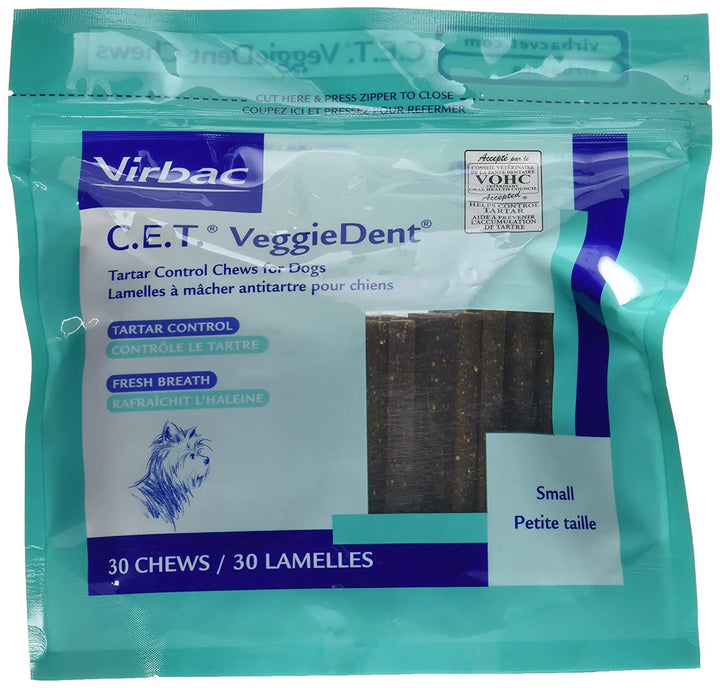 VeggieDent Small Dental Chews 30ct
