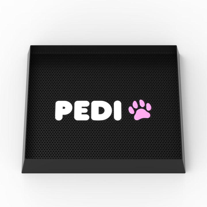 PediPaw Silicone Paw Cleaner Mat for Dogs (16"x14"x2.17") - Pink