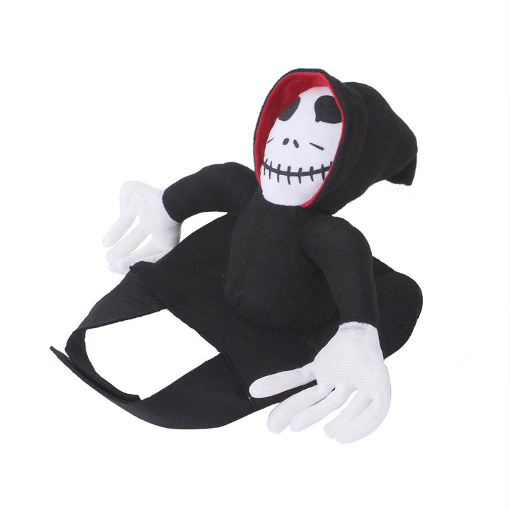 Funny Halloween Pet Costume with Spider Pumpkin Vest
