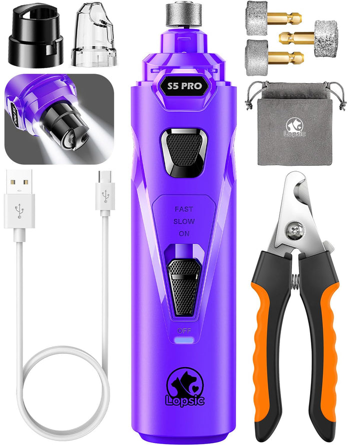 2-Speed LED Dog Nail Grinder Kit