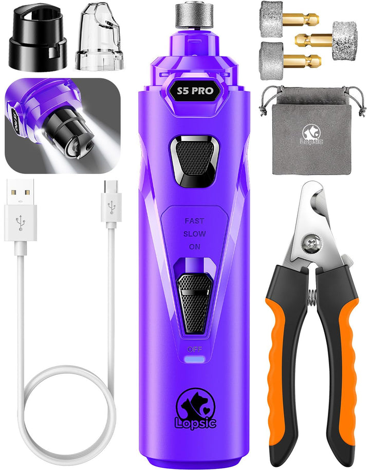 2-Speed LED Dog Nail Grinder Kit