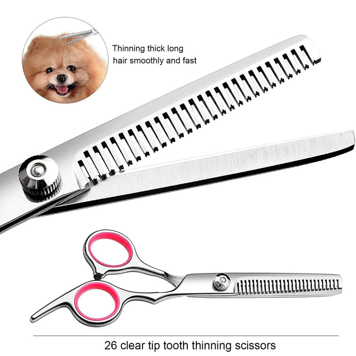 Complete Pet Grooming Scissor Set