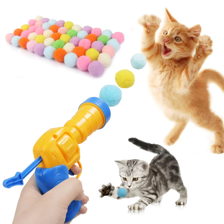 Feline Fun Balls 50-Pack - Interactive Cat Toy