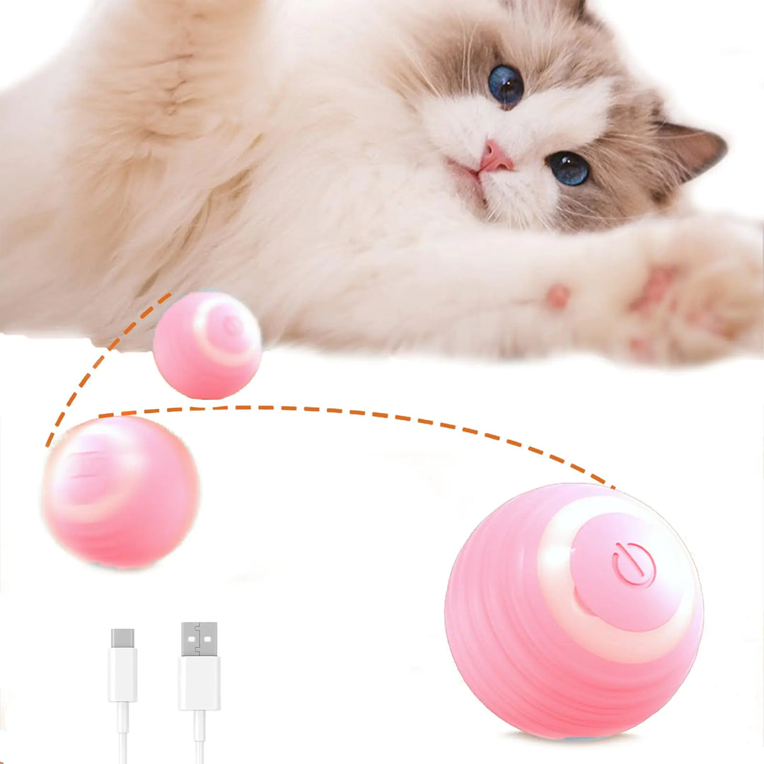 Trumoon Smart Cat Ball - Rechargeable Interactive Toy