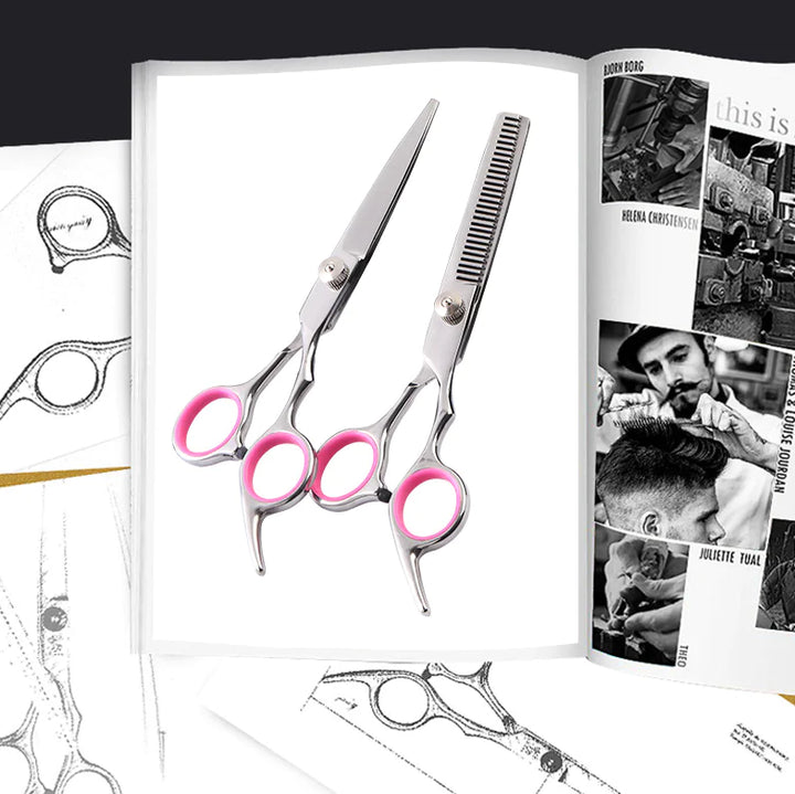 Complete Pet Grooming Scissor Set