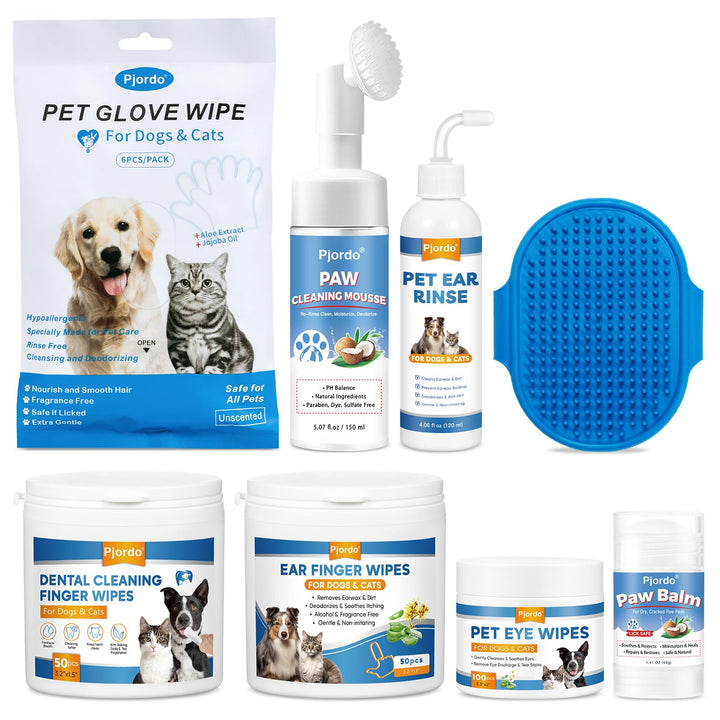Complete Pet Grooming and Cleaning Set