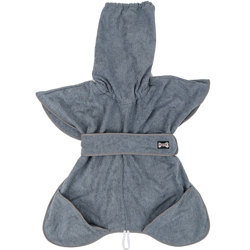 Ultra-Absorbent Dog Terry Bathrobe