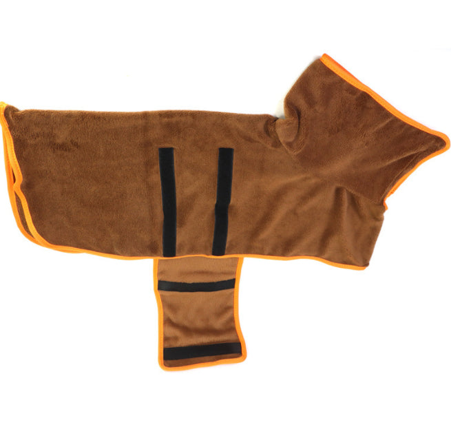Quick-Dry Microfiber Pet Robe