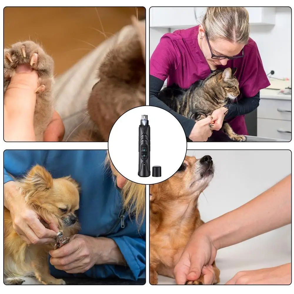 Rechargeable Lighted Dog Nail Grinder