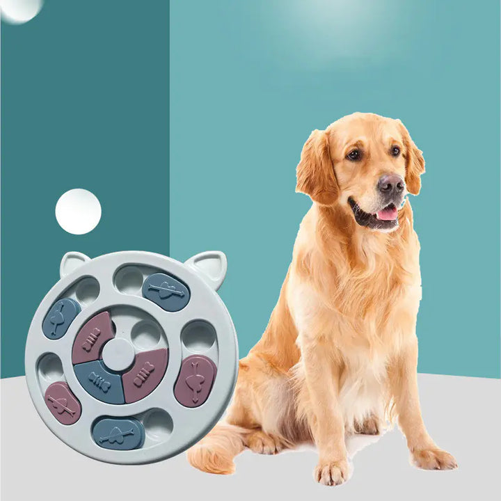Interactive Pet Slow Feeder Bowl