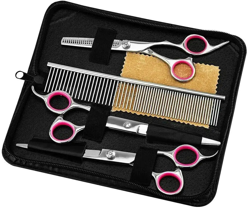 Complete Pet Grooming Scissor Set