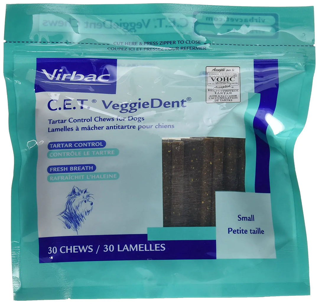 VeggieDent Small Dental Chews 30ct